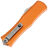 Нож Microtech Hera II Mini Recurve stonewash сталь M390MK рукоять Orange Aluminium (1705M-10OR)