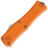 Нож Microtech Hera II Mini Recurve stonewash сталь M390MK рукоять Orange Aluminium (1705M-10OR)