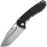 Нож Tenable Bömbur stonewash сталь D2 рукоять Frag Black G10