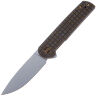Нож We Knife Charith beadblast сталь CPM-20CV рукоять Frag Flamed Titanium (WE20056B-2)