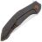 Нож WE Knife Merata satin сталь CPM-20CV рукоять Tiger Stripe Flamed Titanium (WE22008A-3)