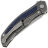 Нож Shirogorov Quantum Ursus сталь Cromax рукоять Ti/Dark Blue G10