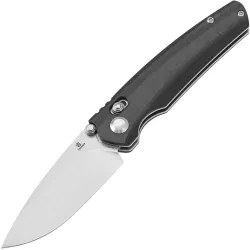 Нож Tenable Raven stonewash сталь 14C28N рукоять Carbon Fiber