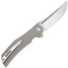 Нож Bestech Scimitar Stonewash/Satin сталь D2 рукоять Beige G10 (BG05C-1)