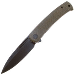 Нож CIVIVI Caetus blackwash сталь 14C28N рукоять Green Burlap Micarta (C21025C-3)