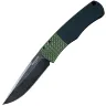 Нож Pro-Tech Whiskers Magic DLC washed сталь 154CM рукоять Green/Black Aluminium