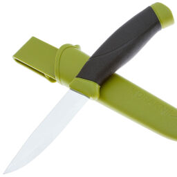 Нож Mora Companion Olive Green сталь Stainless steel рукоять TPE (14075)