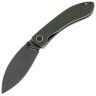 Нож Vosteed Nightshade TS blackwash сталь Nitro-V рукоять Green Micarta