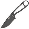 Нож ESEE Izula Tactical Gunsmoke cталь 1095 рукоять Black Canvas Micarta