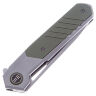 Нож We Knife Arsenal сталь CPM-20CV рукоять Gray Ti/OD Green G10 (WE20073-1)