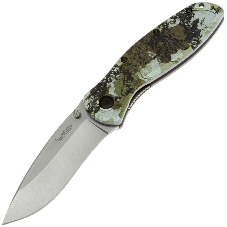 Нож Kershaw Blur сталь 14C28N рукоять Kings Camo Aluminium (1670KC)
