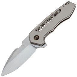 Нож WE Knife Harpen satin сталь CPM-20CV рукоять Gray Ti (WE23019-4)