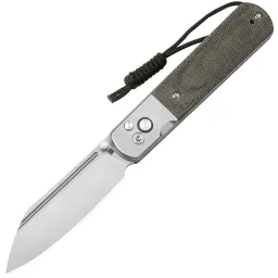Нож Artisan Cutlery Holm сталь S90V рукоять Titanium/OD Green Micarta
