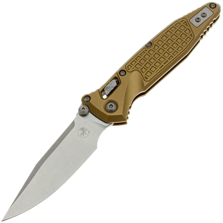 Нож Microtech SOCOM Elite Ram-Lok stonewash сталь M390MK рукоять Tan Frag Aluminium