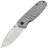Нож Kansept Turaco satin сталь S35VN рукоять Gray Titanium