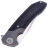 Нож Maxace Goliath 2.0 Bowie cталь S90V stonewash рукоять CF/Blackwash Ti