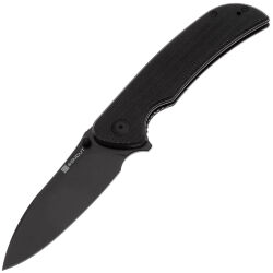 Нож Sencut Borzam black сталь 9Cr18MoV рукоять Black Canvas Micarta (S23077-3)