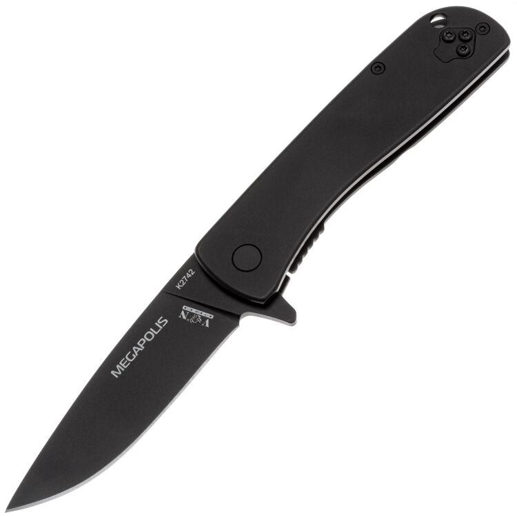 Нож Viking Nordway Megapolis Black сталь 440 рукоять сталь (K2742)