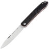 Нож N.C. Custom Respect Satin сталь AUS-10 рукоять Black/Red G10