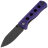 Нож QSP Canary Folder blackwash сталь 14C28N рукоять Purple G10 (QS150-D2)