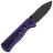Нож QSP Canary Folder blackwash сталь 14C28N рукоять Purple G10 (QS150-D2)