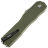 Нож Kershaw Livewire Tanto stonewash сталь MagnaCut рукоять Olive Aluminium (9000TOLSW)