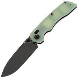 Нож Tenable Kryo blackwash сталь 14C28N рукоять Jade G10