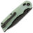 Нож Tenable Kryo blackwash сталь 14C28N рукоять Jade G10
