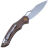 Нож Fox Sparrow Sandblast сталь 9Cr13MoV рукоять Bronze Aluminium (FE-031)