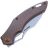 Нож Fox Sparrow Sandblast сталь 9Cr13MoV рукоять Bronze Aluminium (FE-031)