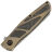 Нож Kansept Cru сталь Damascus рукоять Bronze Titanium/Twill Carbon Fiber