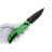 Нож Tenable Eaglestrike blackwash сталь NItro-V рукоять Green Aluminium