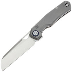 Нож Kunwu S-TAO satin сталь Vanax рукоять Gray Ti