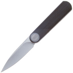 Нож We Knife Eidolon stonewash сталь CPM-20CV рукоять Black G10 (WE19074A-B)