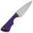 Нож UralEDC ППШ сталь CPM-S90V рукоять Purple G10