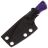 Нож UralEDC ППШ сталь CPM-S90V рукоять Purple G10