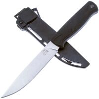 Нож Отус сталь AUS-8 рукоять эластрон Черный 015305 (Кизляр)