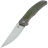 Нож Shirogorov Quantum Ursus сталь Cromax рукоять Ti/Olive G10