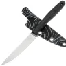 Нож TVI сталь Х105 рукоять Carbon Fiber