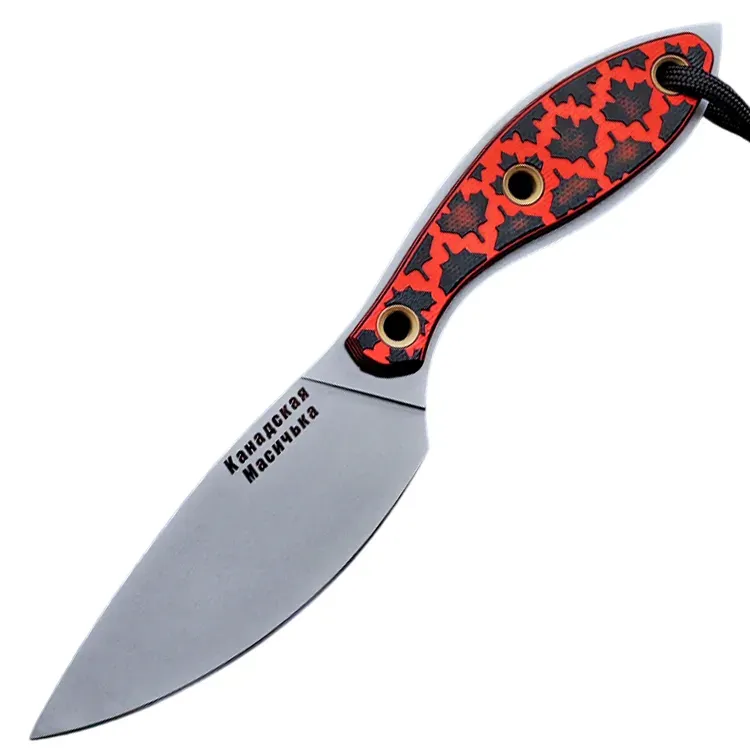Нож Волчий Век Канадская Масичька LE сталь 95Х18 WA рукоять Custom Black/Red G10