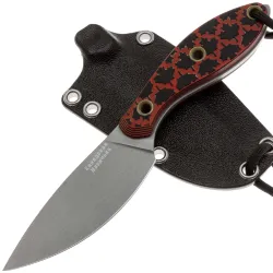 Нож Волчий Век Канадская Масичька LE сталь 95Х18 WA рукоять Custom Black/Red G10