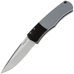 Нож Pro-Tech Whiskers Magic stonewash сталь 154CM рукоять Black/Grey Aluminium (BR-1.3 LTD-Grey)
