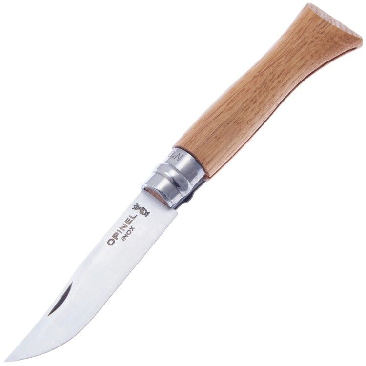 Нож Opinel №6 Tradition сталь 12C27 рукоять дуб (2421788)
