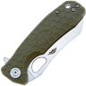 Нож Honey Badger Wharncleaver S сталь D2 рукоять Green FRN