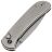 Нож WE Knife Qubit beadblast сталь CPM-20CV рукоять Gray Ti (WE22030F-2)