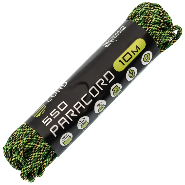 Паракорд CORD 550 Jungle 10м