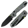 Нож Vosteed Raccoon TLL Drop Point blackwash сталь 14C28N рукоять Doodle Monster G10