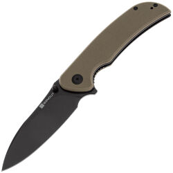 Нож Sencut Borzam black сталь 9Cr18MoV рукоять Tan G10 (S23077-2)