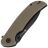 Нож Sencut Borzam black сталь 9Cr18MoV рукоять Tan G10 (S23077-2)