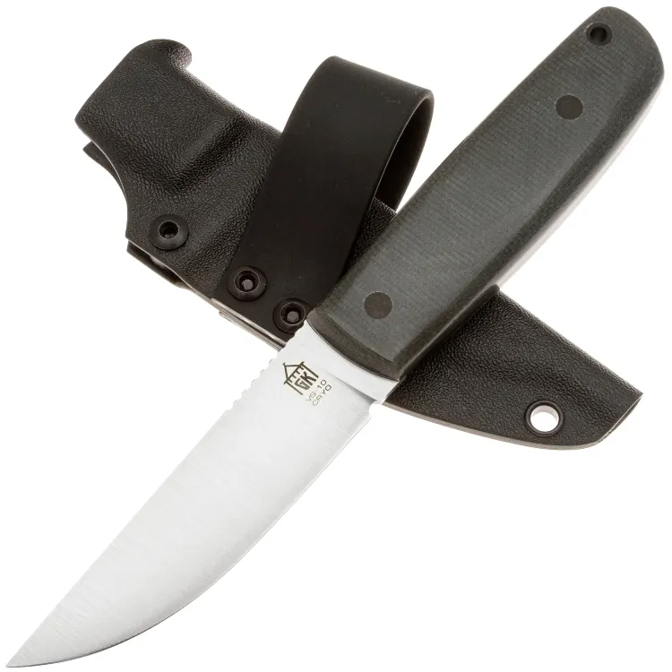 Нож Град Горький Техно Томми сталь VG-10 рукоять Dark Green Micarta